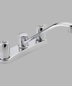 Peerless P221LF Two Handle Kitchen Faucet, Chrome 2