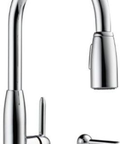 Peerless P88103LF-SD-L Classic Kitchen Single Handle Pull Down, Chrome by Peerless