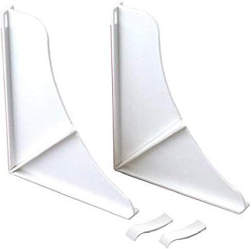 Delta Faucet Peerless 76814WH Splash Guards Shower, White - Image 2