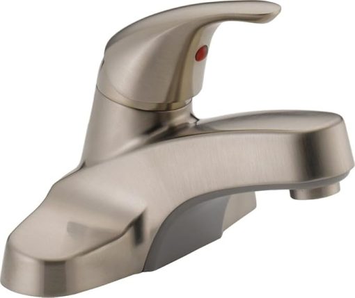 Peerless P136LF-BN-M Single Handle Bathroom Faucet, 1.0 GPM Water Flow, Brushed Nickel - Image 2