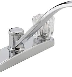 Peerless P299201LF Choice Two Handle Kitchen Faucet, Chrome