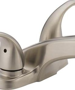 Peerless P299628LF-BN-M Choice Two Handle Bathroom Faucet, Brushed Nickel