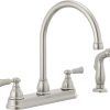 Peerless Elmhurst Pull Down Sprayer Kitchen Faucet, Brushed Nickel Kitchen Sink Faucet, Single Hole Kitchen Faucet, Stainless P7965LF-SS 4
