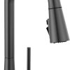 Peerless Parkwood Pull Down Kitchen Faucet, Black Kitchen Faucets with Pull Down Sprayer, Kitchen Sink Faucet, Matte Black P7935LF-BL 3