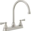 Peerless Tunbridge 2-Handle Bar-Prep Kitchen Sink Faucet, Stainless P288LF-SS 4