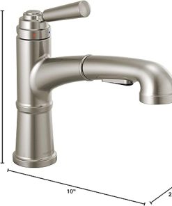 Peerless Westchester Single-Handle Pull Out Kitchen Faucet with Pull Out Sprayer, Stainless P6923LF-SS 2