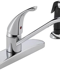 Peerless P115LF Core Kitchen Faucet, 1.5 GPM Water Flow, Chrome
