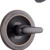 Peerless Ezra Single-Function Black Tub and Shower Faucet Set, Shower Handle, Shower Trim Kit, Shower Set, Matte Black PTT14471-BL (Valve Not Included) 3