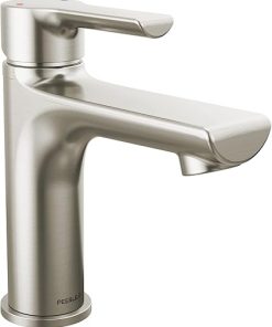 Peerless P1513LF-BN Flute Bathroom Faucet, Brushed Nickel