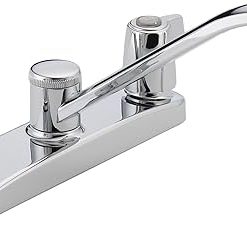 Peerless P221LF Two Handle Kitchen Faucet, Chrome