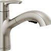 Peerless Westchester Single-Handle Spring Spout Kitchen Sink Faucet with Pull Down Sprayer, Stainless P7924LF-SS 4
