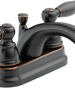Peerless Apex Two Handle Bathroom Faucet, Delta P299675LF-OB 1.2GPM FCT, Oil Rubbed Bronze