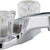 Peerless P299102LF Precept 1.2 GPM Centerset Bathroom Faucet with Pop-Up Drain Assembly – Lifetime Limited Warranty – Lifetime Limited Warranty – Matte Black 4