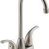 Peerless P2965LF-SS Elmhurst Two-Handle Kitchen Faucet with Twist Aerator Deck-Mount, Stainless 3