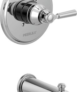 Peerless PTT14123 Westchester Tub Only Trim Single Handle 14S, Chrome