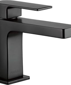 Peerless P1519LF-BL-LPU Handle Lavatory Faucet Single Hole, 1.0 GPM Water Flow, Matte Black