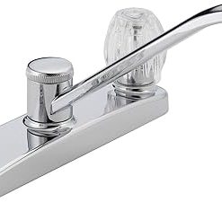 Peerless P220LF Classic Two Handle Kitchen Faucet, Chrome