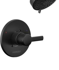 Peerless PTT188792-BL Tub and Shower Trim Kit Tub & Shower, Matte Black