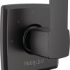 Peerless Ezra Black 3-Setting Diverter Trim Kit, Diverter Valve Kit, Black Shower Diverter, Matte Black PTT14371-BL (Valve Not Included)