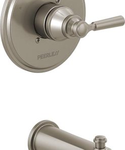 Peerless PTT14123-BN Westchester Tub Only Trim Single Handle 14S, Brushed Nickel