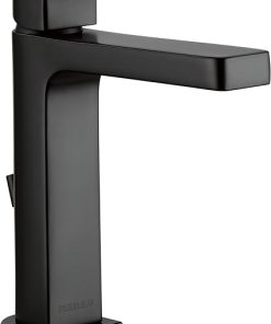 Peerless Faucet P1519LF-BL-HA Handle High-Arc Lavatory Faucet Single Hole, Matte Black