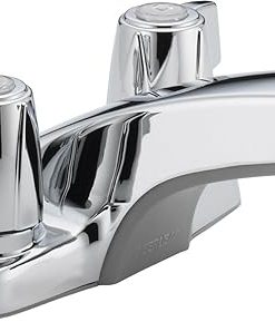 Peerless Delta Faucet Peerless P241LF Classic Two Handle Bathroom , Chrome