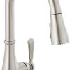 Peerless P2865LF-SS Elmhurst Two-Handle Kitchen Faucet with Spray Deck-Mount, Stainless 3