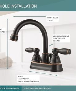 Delta Faucet P299685LF-OB Claymore Bathroom Faucet, Oil Rubbed Bronze 2