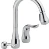 Peerless Single-Handle Kitchen Sink Faucet with Pull Down Sprayer and Soap Dispenser, Stainless P88103LF-SSSD-L 4