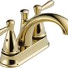 Peerless P99640LF-PB Bayside Bathroom Faucet, Polished Brass