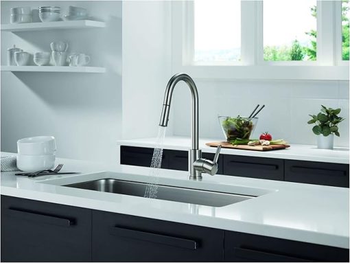 Single-Handle Pull-Down Kitchen Faucet - Image 2