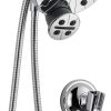 Peerless 76406C 3-Spray Massaging Handheld Showerhead, Chrome – Quantity 1 4