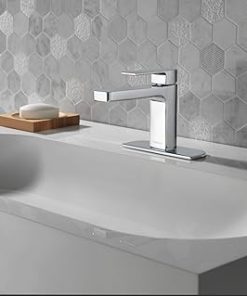 Peerless P1519LF-BL-LPU Handle Lavatory Faucet Single Hole, 1.0 GPM Water Flow, Matte Black 2