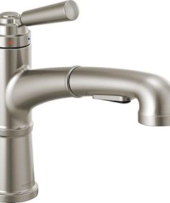 Peerless Westchester Single-Handle Pull Out Kitchen Faucet with Pull Out Sprayer, Stainless P6923LF-SS