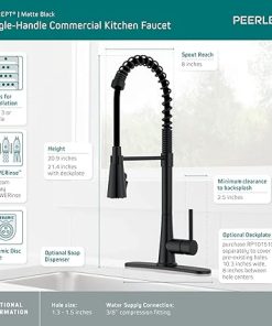 Peerless P7948LF-BL Precept Pull-Down, Matte Black 2