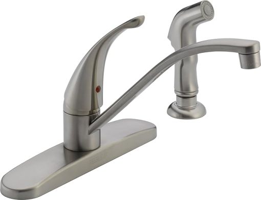 Peerless P188500LF-SS 1 Handle Side Spray Kitchen Faucet, Stainless - Image 2