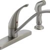 Peerless P2965LF-SS Elmhurst Two-Handle Kitchen Faucet with Twist Aerator Deck-Mount, Stainless 4