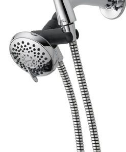 Delta Faucet Peerless 76311D Hand Shower/ Shower Head Combo Pack, Chrome, Brushed Nickel