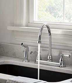 Peerless P2865LF Elmhurst Two-Handle Kitchen Faucet with Spray Deck-Mount, Chrome 2