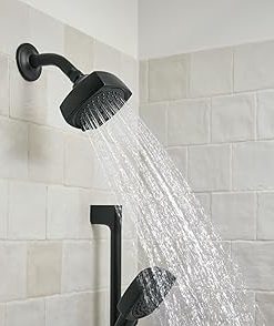Peerless Ezra Single-Function Black Tub and Shower Faucet Set, Shower Handle, Shower Trim Kit, Shower Set, Matte Black PTT14471-BL (Valve Not Included) 2