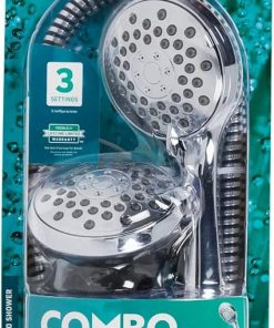 Peerless 76313c 3-Spray/Massaging Hand Shower/Shower Head Combo, Chrome 2