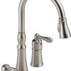 Peerless Single-Handle Kitchen Sink Faucet with Pull Down Sprayer and Soap Dispenser, Stainless P88103LF-SSSD-L 3