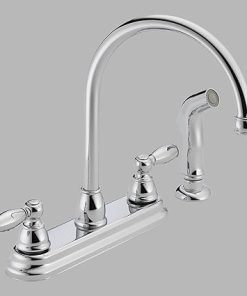 Peerless P299575LF Apex Two Handle Lever Kitchen Faucet With Sidespray