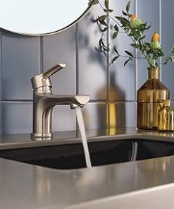 Peerless P1512LF-BN-M-0.5 Flute Bathroom Faucet, 0.5 GPM Flow Rate, Brushed Nickel 2