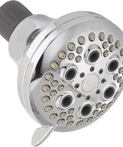Peerless Delta-Faucet 76551C Water-Saving Five Spray Massage Shower Head, 2.0 gpm, Chrome