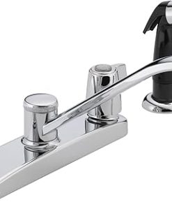 Peerless P226LF Classic Two Handle Kitchen Faucet, Chrome