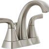 Peerless Bayside Centerset Bathroom Faucet Brushed Nickel, Bathroom Sink Faucet, Drain Assembly, Brushed Nickel P99640LF-BN 4