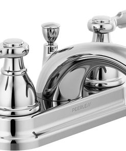 Peerless P2465LF Elmhurst Two-Handle Bath Faucet Centerset, Chrome