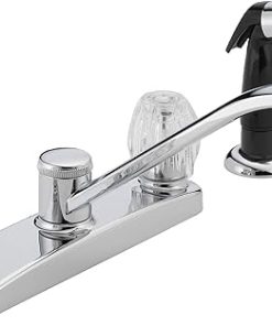 Peerless P225LF Classic Two Handle Kitchen Faucet, Chrome