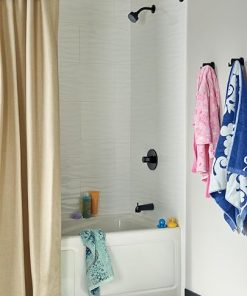 Peerless PTT188792-BL Tub and Shower Trim Kit Tub & Shower, Matte Black 2